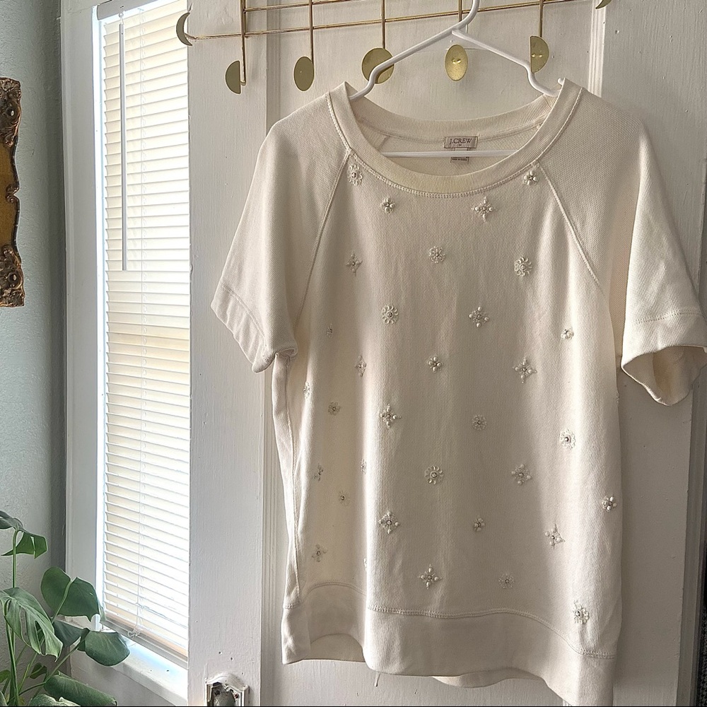 Vintage beaded J-Crew shirt